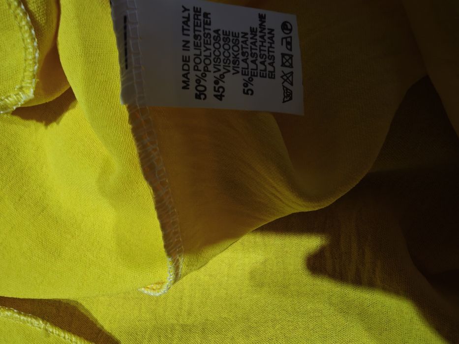 Nowa bluzka żółta viscoza new collection roz L-xxl