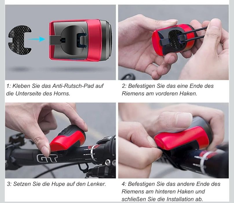 Klakson elektryczny do roweru lub hulajnogi