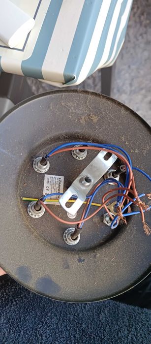 Lampa pająk 6 lamp z żarówkami