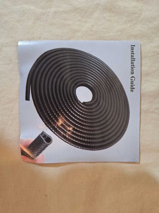 Protetor de Borda de Porta de Carro em Forma de U - 10 metros