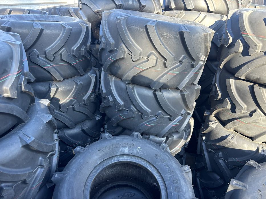 Opona 2 szt Jodełka 18x8.50-8 traktorek zamiast łańcuchy śniegowe