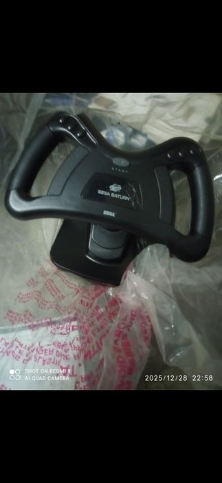 Consola sega saturn com comando e volante (ler anuncio)