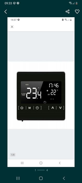 Elektryczny termostat