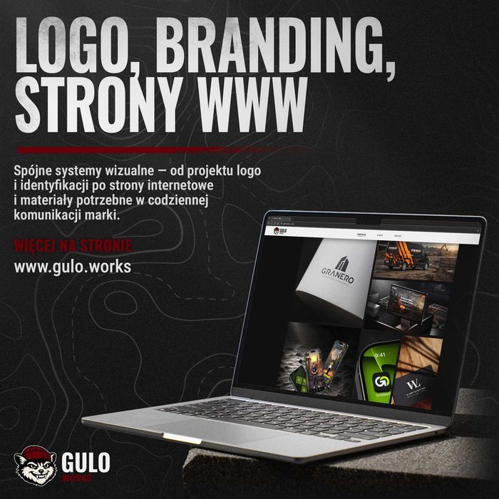 Logo, branding i strony internetowe dla firm | GULO Works