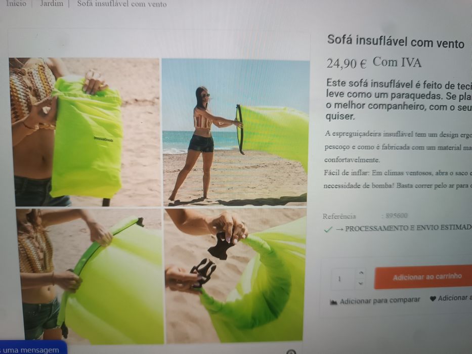 Insuflável praia/piscina