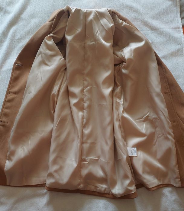 Casaco Tipo Camurça Camel, L/XL