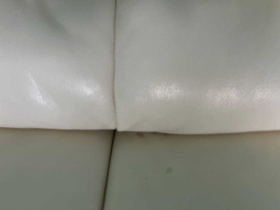 Kanapa ze skóry naturalnej. Kler. 3 osobowa, kolor ecru