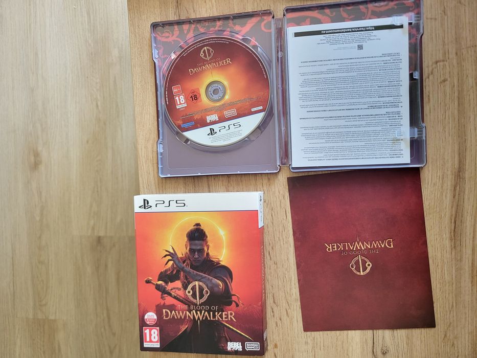 The blood of dawnwalker PS5 steelbook
