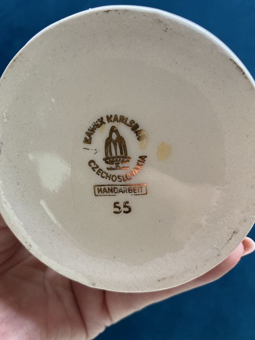 Amfora porcelanowa z lat 60-70 Czechosłowacja