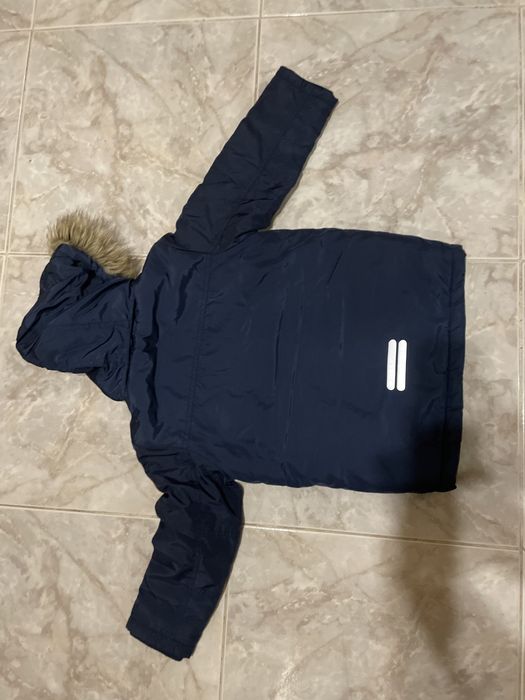 Casaco polar azul marinho
