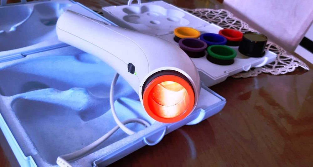 Lampa medyczna Bioptron Compact III Zepter z koloroterapią 6szt