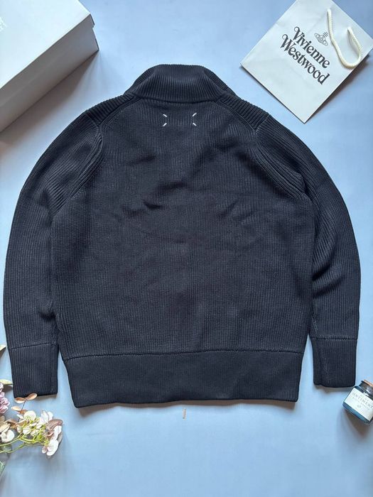 Margiela Zip Knit Cardigan Black