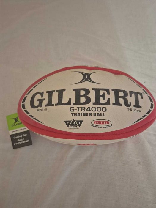Piłka do Rugby Gilbert G-TR4000 Biały 28 cm