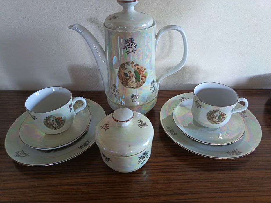 Serwis kawowy KAHLA porcelana  lata 70