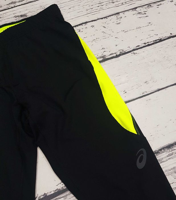 Asics * motiondry * spodnie * legginsy * czarne * męskie * idealne * L