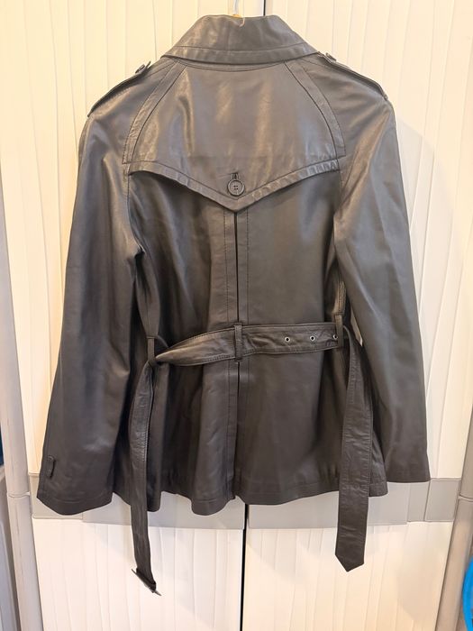 Casaco de pele preto, M, pouco uso