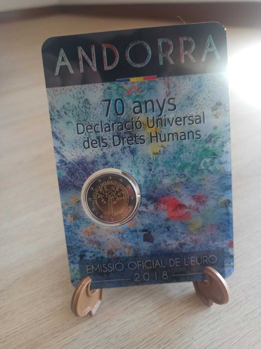 Moedas comemorativas 2 euros Andorra