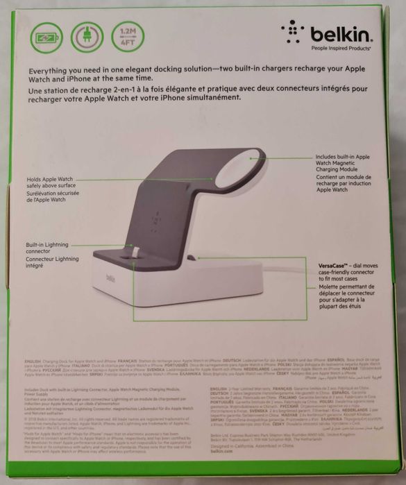 Estação de carregamento Belkin para iPhone e Apple Watch