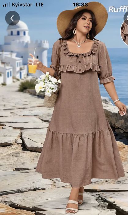 Сукні літні , великий розмір