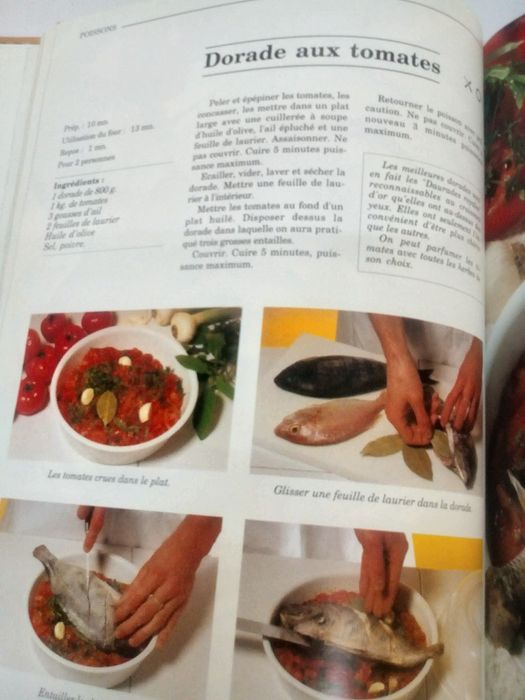 Livro Les plaisirs des Micro-ondes (peixes) / Língua Francesa