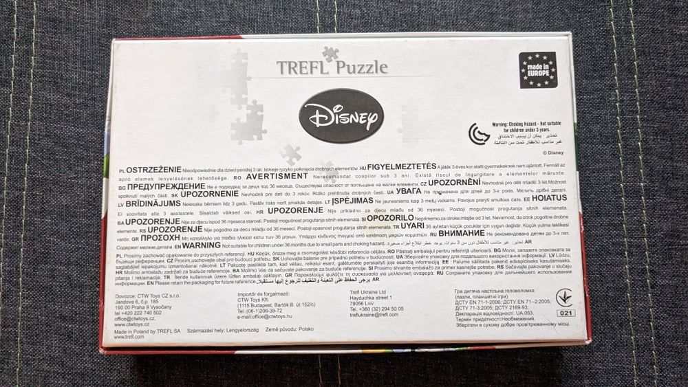 Пазли Дісней 'Mickey Mouse' Зимою в горах (Trefl)