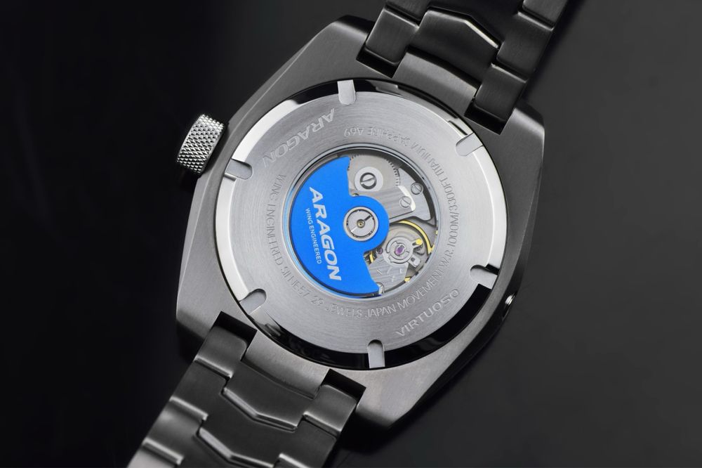 Годинник ARAGON Virtuoso BLU TITANIUM Ceramic Sapphire Automatic 44 mm