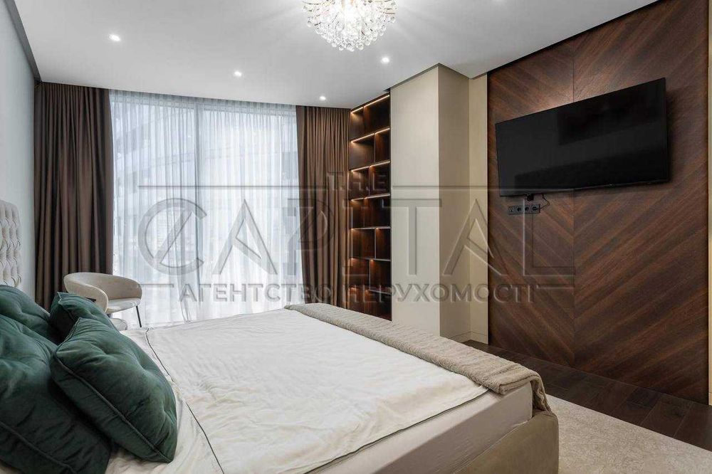 Продаж нової дизайнерської 3-к ЖК Taryan Towers Печерськ 94м2 Тераса Гардеробна