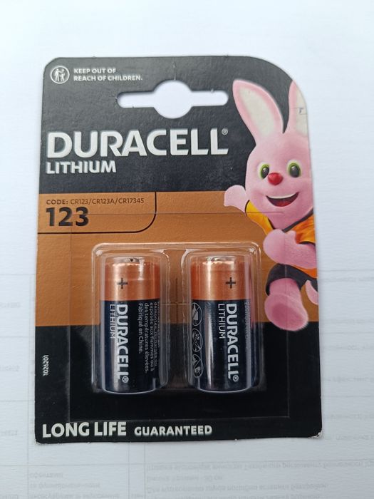 Батарейка DURACELL  CR123