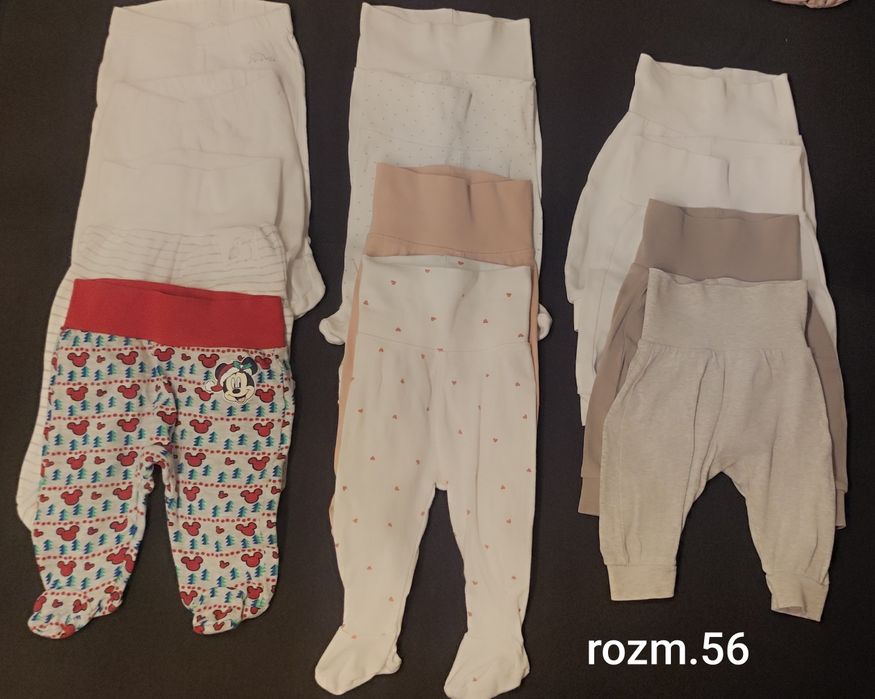 Ubranka niemowlęce rozm. 56