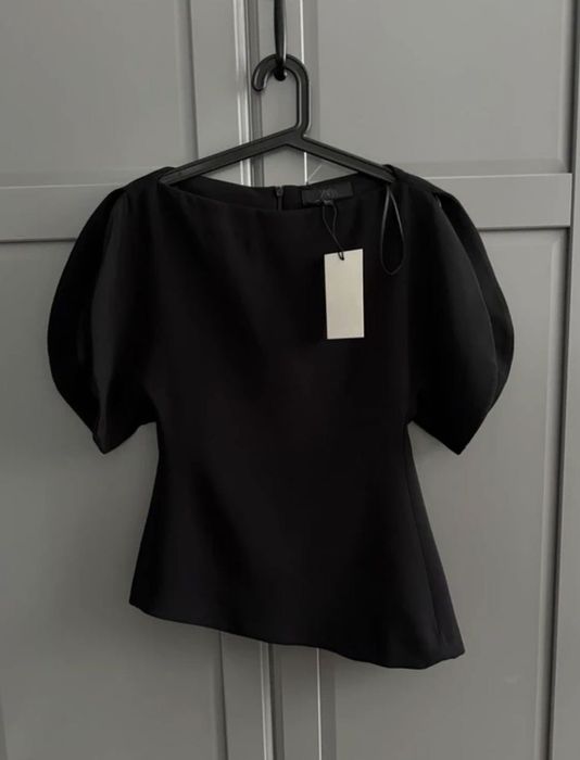 Bluzka Zara bufki elegancka