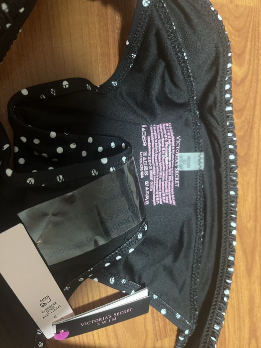 Бра Victoria's secret, купальник Виктория сикрет, в горох