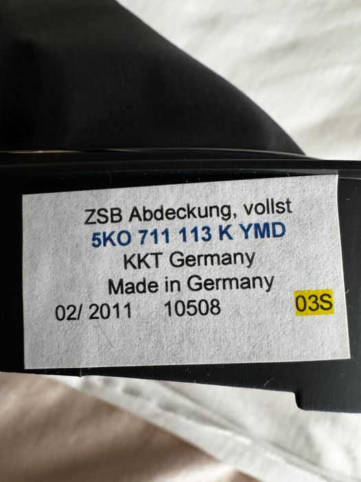 Manter de mudanças nova VW EOS