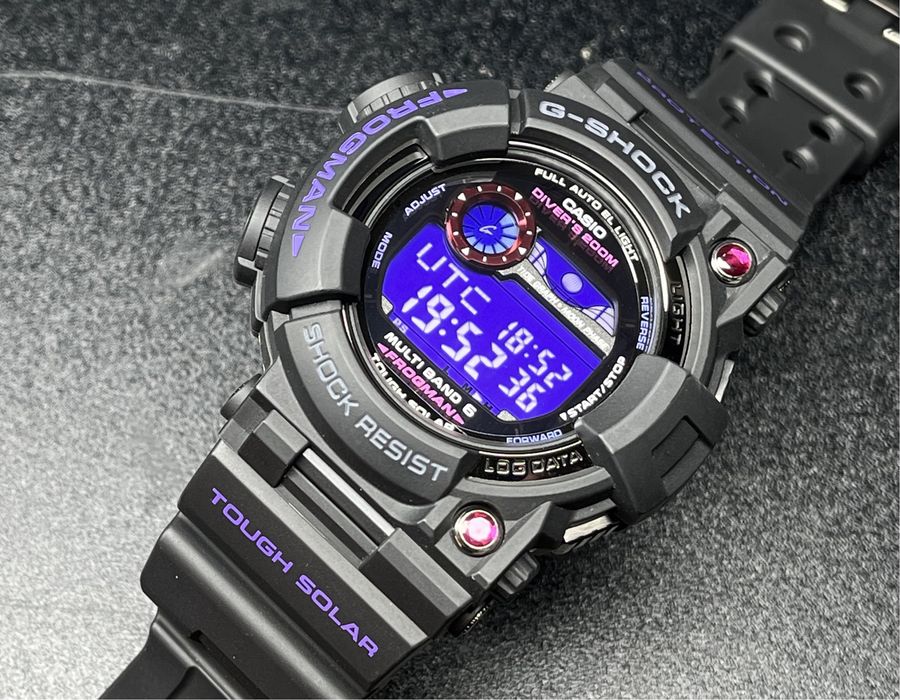 Casio G-shock GWF-1000SR mod purple Frogman