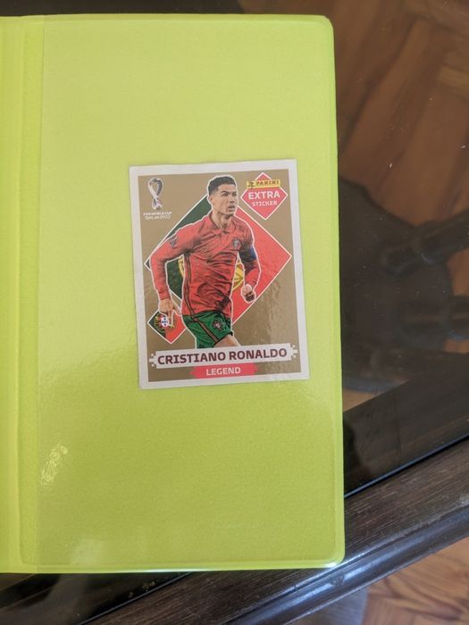 Figurinha Cristiano Ronaldo Gold