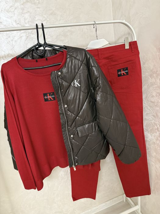 НоВА Calvin Klein s-2xl куртка бежева весна демі молочна пальто пуфер