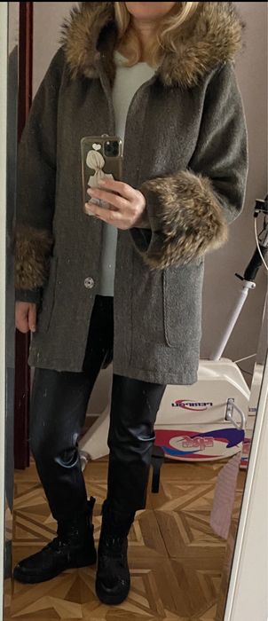 Парка на меху , шубка,  дублянка divais