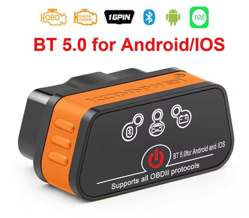 Диагностический OBD2 сканер Konnwei KW905 KW901 Bluetooth 5.0