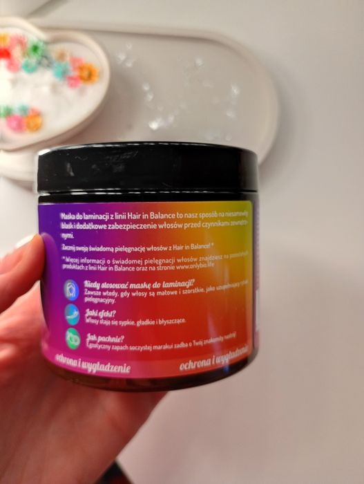 Onlybio maska do laminacji włosów