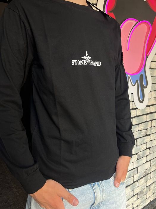 Лонгслив стон айленд / лонгслив stone island / світшот стон айленд