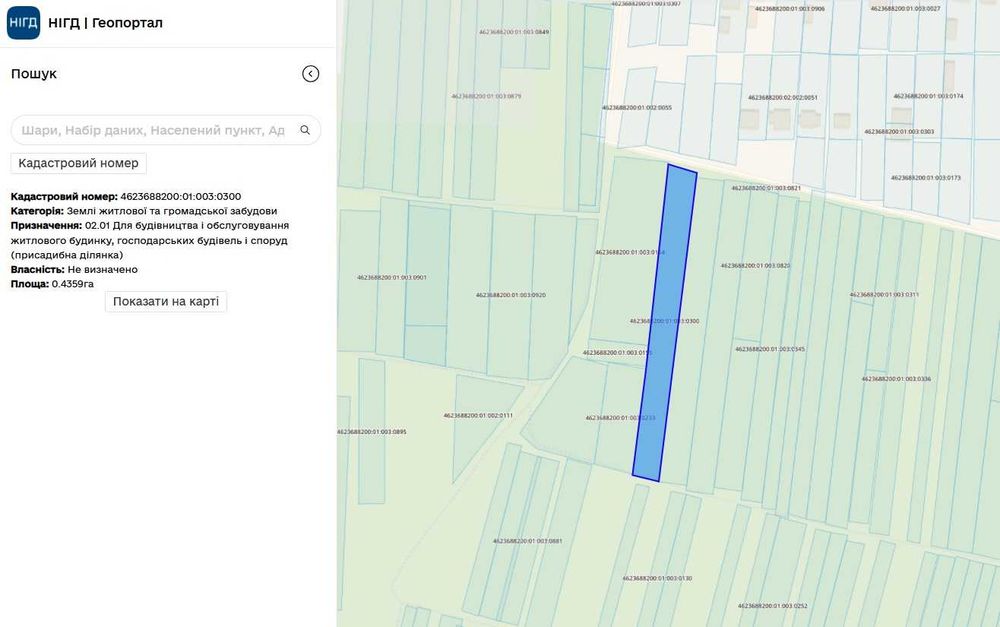 Ділянка 43,6 сотих, під забудову, с Чишки, ПІД РЯД КОТЕДЖІВ Відмінна!!