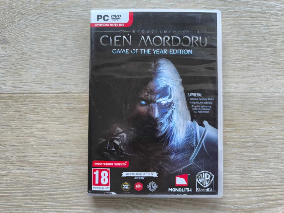 Śródziemie Cień Mordoru Edycja GOTY [PC] (POLSKA WERSJA) 5xDVD - BOX