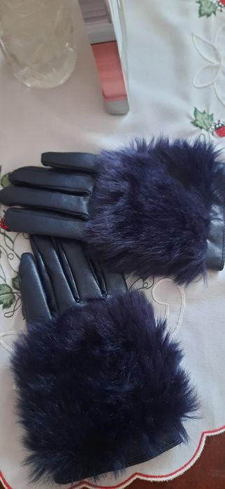 Перчатки с мехом