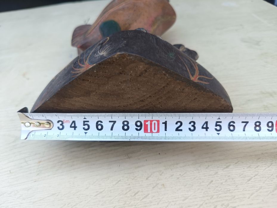 Dekoracja drewniana kura