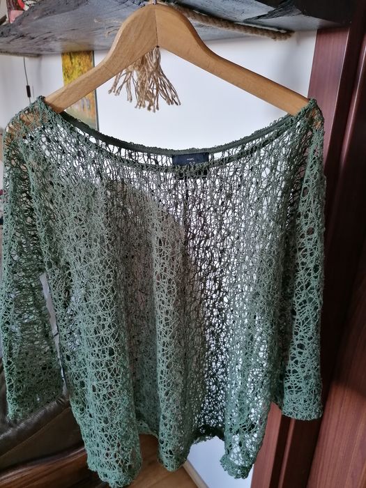 Bluzka ażurowa zielona 38-40