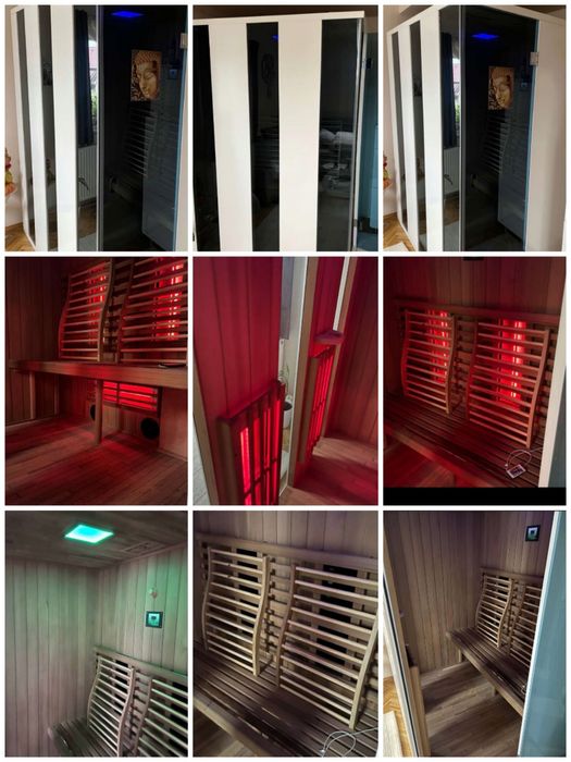 Okazja luksusowa/ekskluzywna sauna sucha na podczerwień infrared glamo