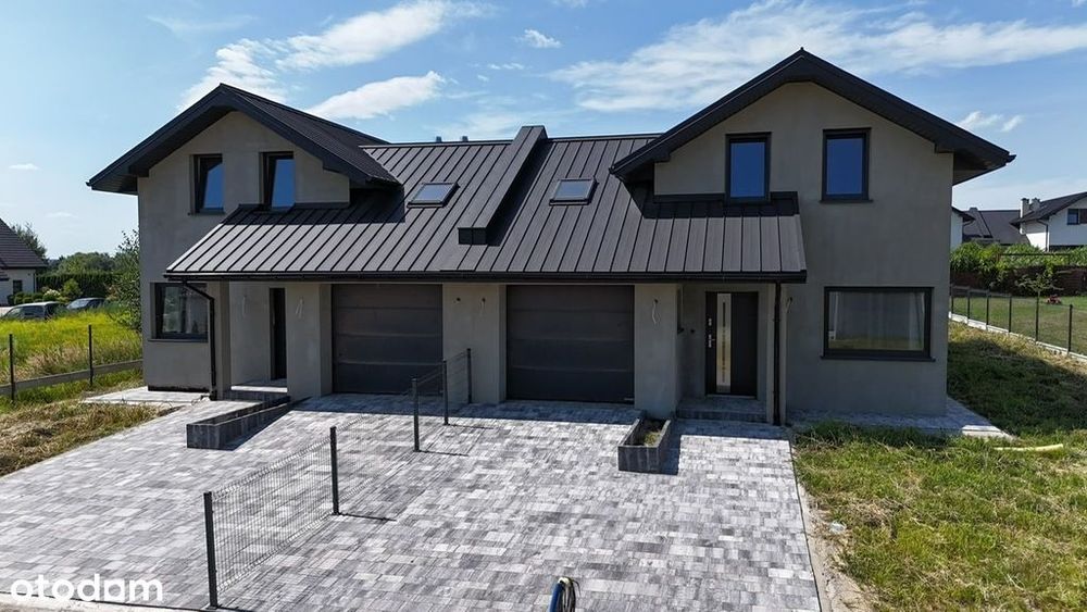 Nowoczesny dom w zabudowie bliźniaczej 116,65m2