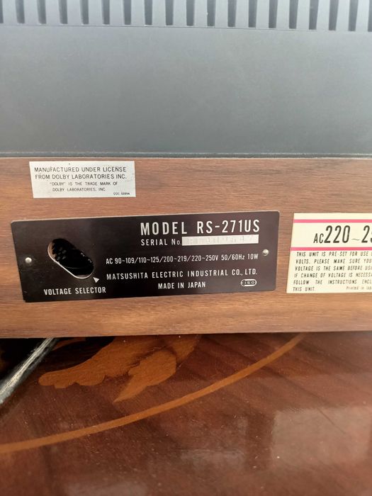 deck Technics RS 271 US