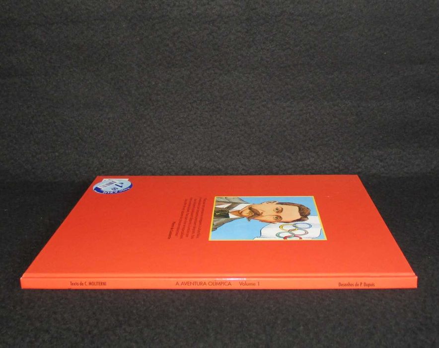 Livro BD A Aventura Olímpica da Antiguidade 1924 Moliterni e T. Roland