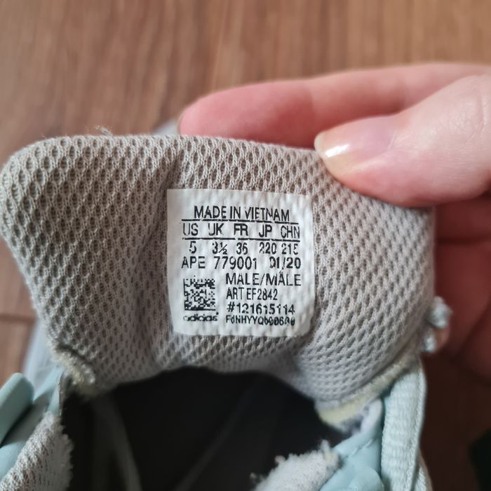 Голубі кросівки adidac