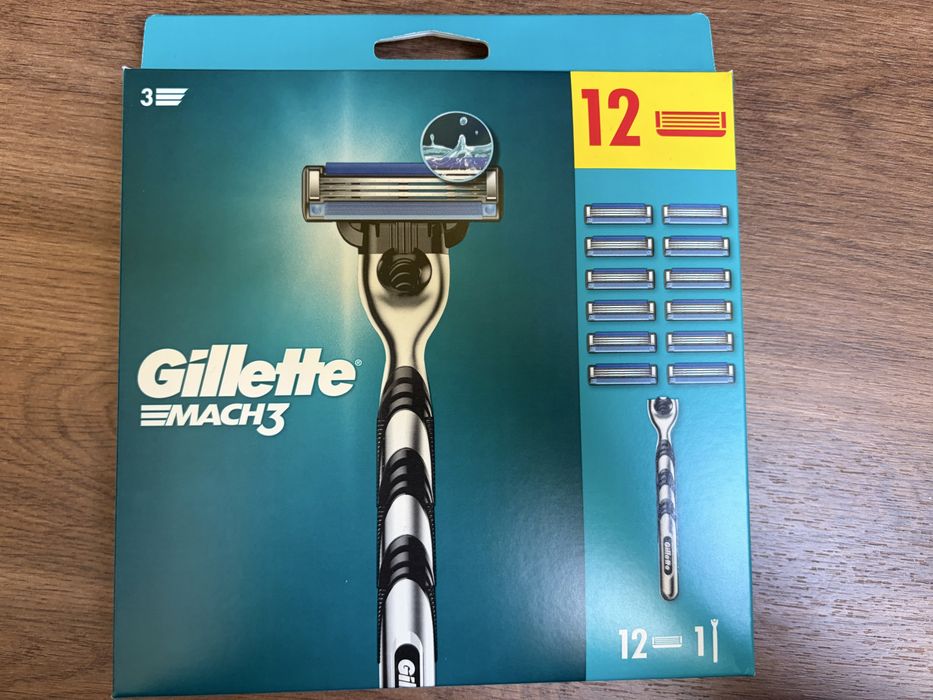 Картриджі Gillette mac 3 -12 штук